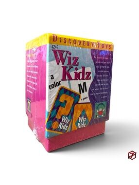 Vintage Discovery Toys Wiz Kidz #4246 Educational Card Game New Sealed